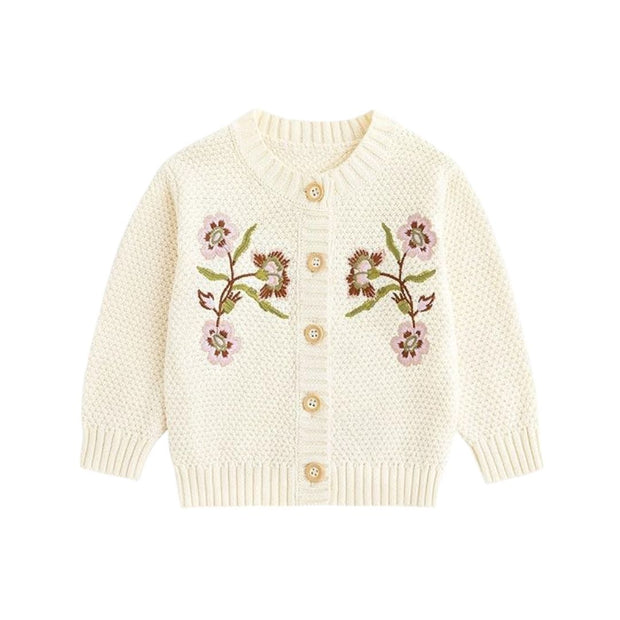 Henia Baby Cable Knit Sweater Cardigan