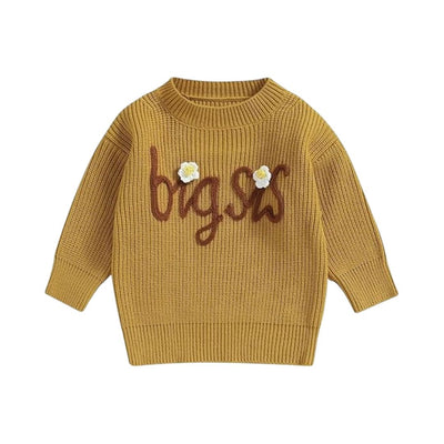 Henia Toddler Cotton Blend Knit Sweater