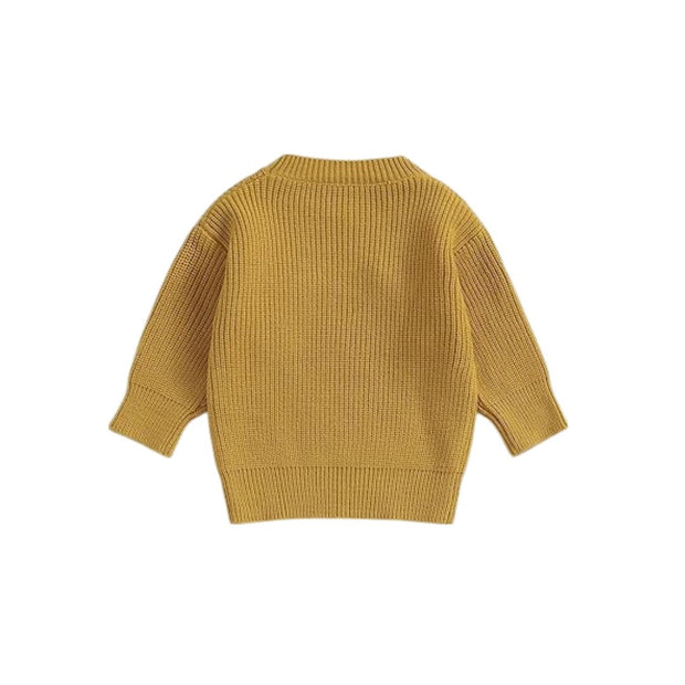 Henia Toddler Cotton Blend Knit Sweater