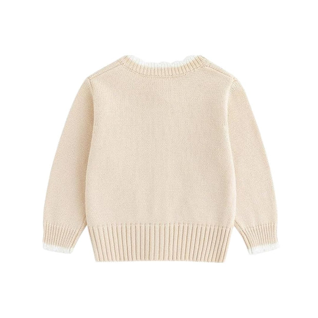 Henia Soft Knit Floral Cardigan for Kids