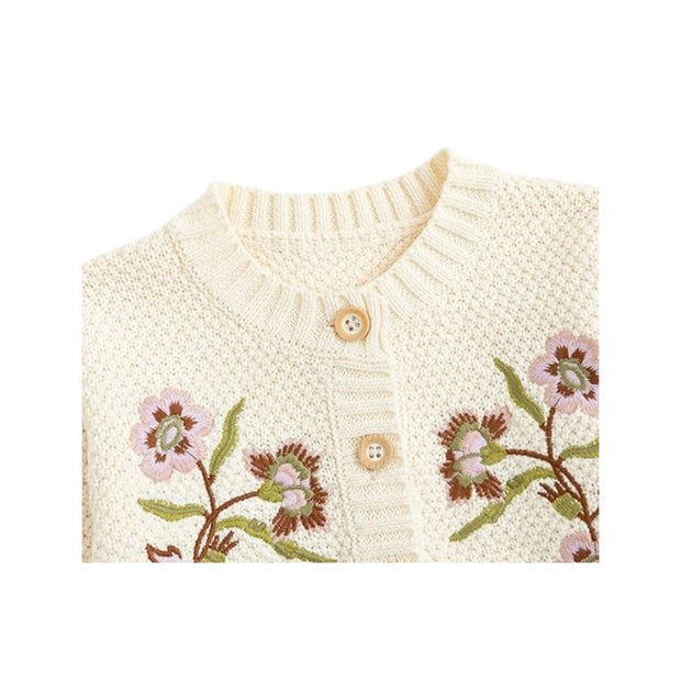 Henia Baby Cable Knit Sweater Cardigan