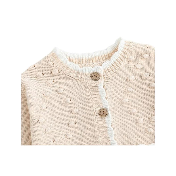 Henia Soft Knit Floral Cardigan for Kids