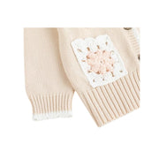 Henia Soft Knit Floral Cardigan for Kids
