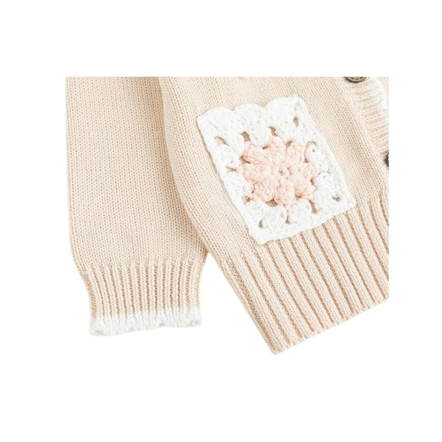 Henia Soft Knit Floral Cardigan for Kids