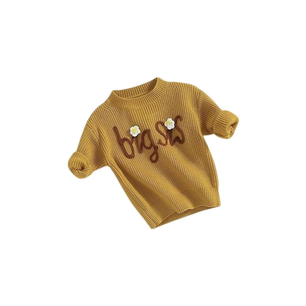 Henia Toddler Cotton Blend Knit Sweater