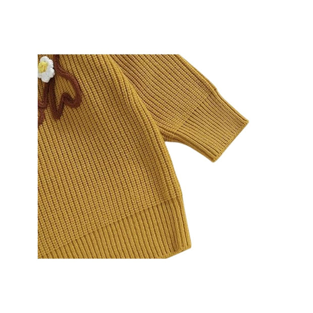 Henia Toddler Cotton Blend Knit Sweater
